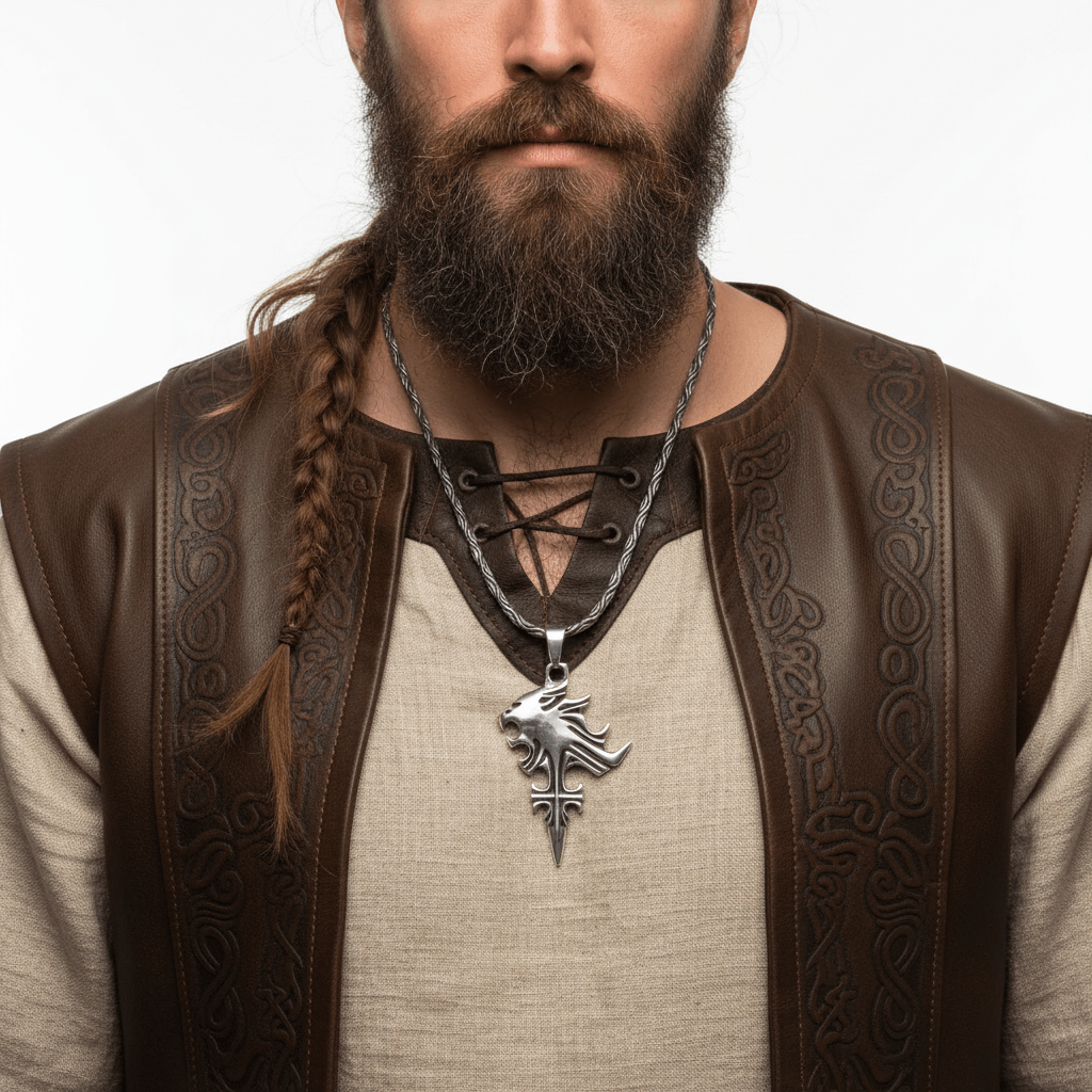 Norsemen necklace Pendant Necklace Men’s Women’s Fashion Jewelry Gift-1