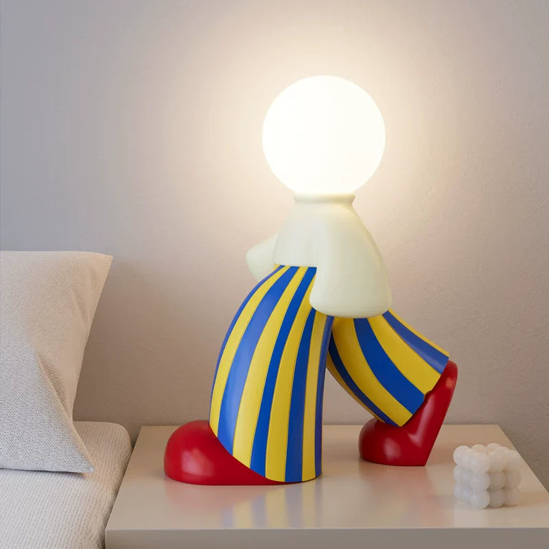 Marching Moon Table Lamp Pop Art Sculpture Table Decor-2