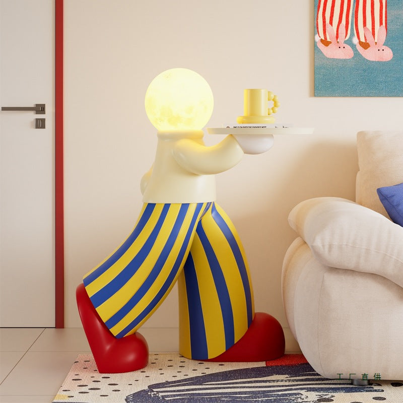 Doll-Themed Side Table | Rechargeable Floor Lamp-0