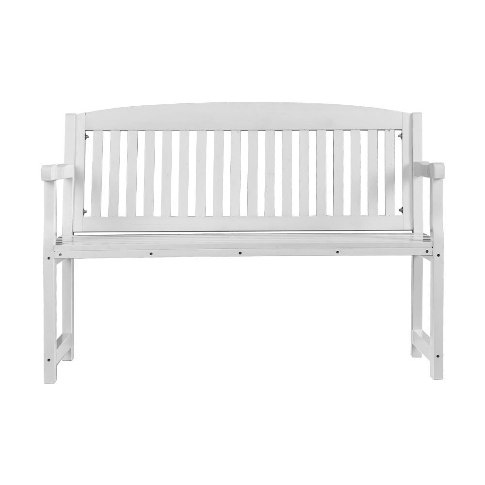 NNEDSZ Outdoor Garden Bench Seat Wooden Chair Patio Furniture Timber Lounge