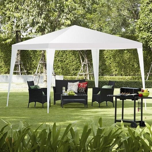 10 x 10 Feet Outdoor Wedding Canopy Tent for Backyard-1