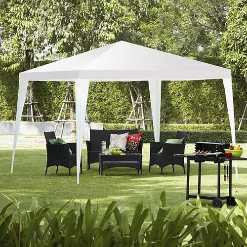 10 x 10 Feet Outdoor Wedding Canopy Tent for Backyard-1