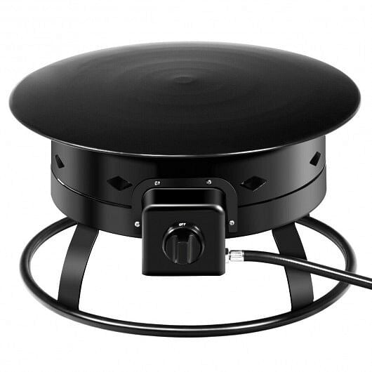 58 000BTU Firebowl Outdoor Portable Propane Gas Fire Pit with Cover and Carry Kit-3