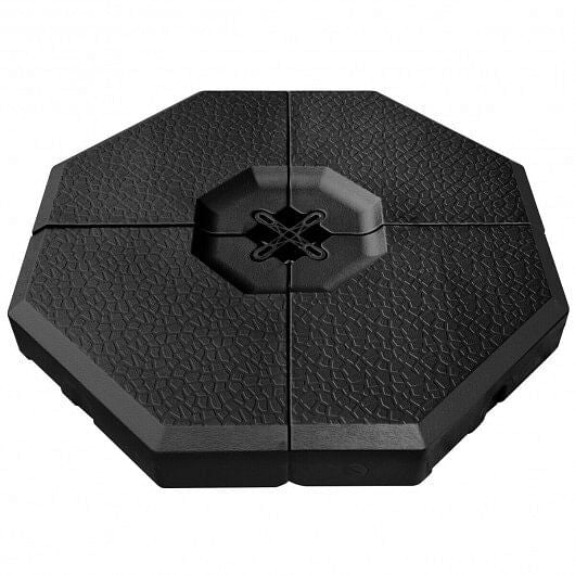 4 Pieces Patio Cantilever Offset Umbrella Weights Base Plate Set