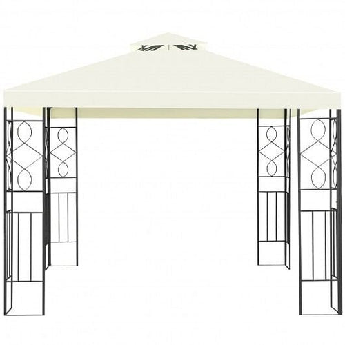 2 Tiers 10 x 10 Feet Patio Gazebo Canopy Tent-0