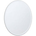 Oval Frameless 36-inch Beveled Bathroom Bedroom Living Room Vanity Wall Mirror-0