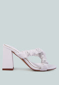 Page 3 Scrunchie Strap Block Sandals-0
