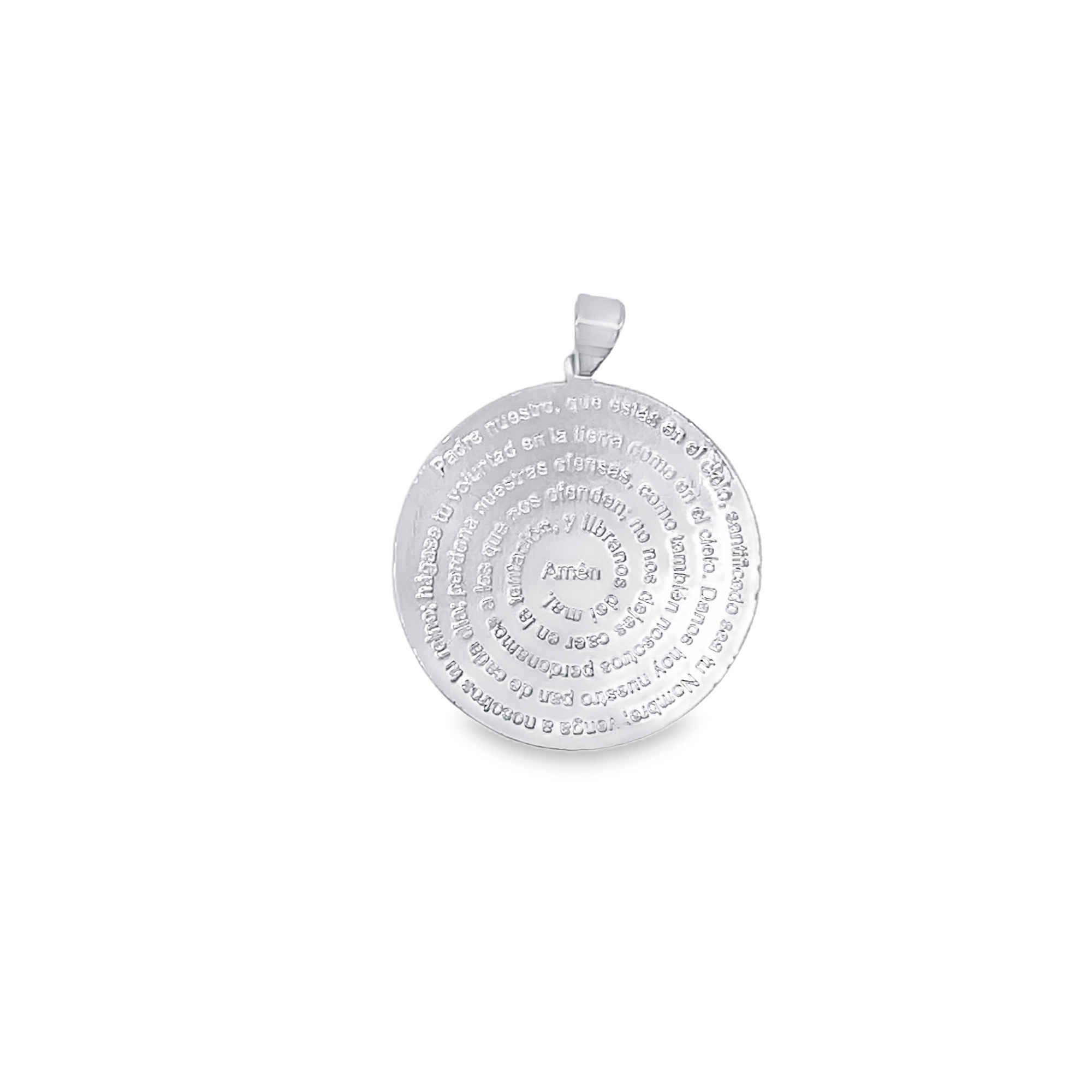 Filled Prayer Pendant, Religious jewelry, Catholic Jewelry (A96)-1