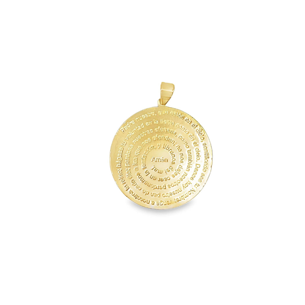 Filled Prayer Pendant, Religious jewelry, Catholic Jewelry (A96)-0