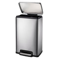 13-Gallon Kitchen Trash Can with Step Lid in Stainless Steel Finish-0