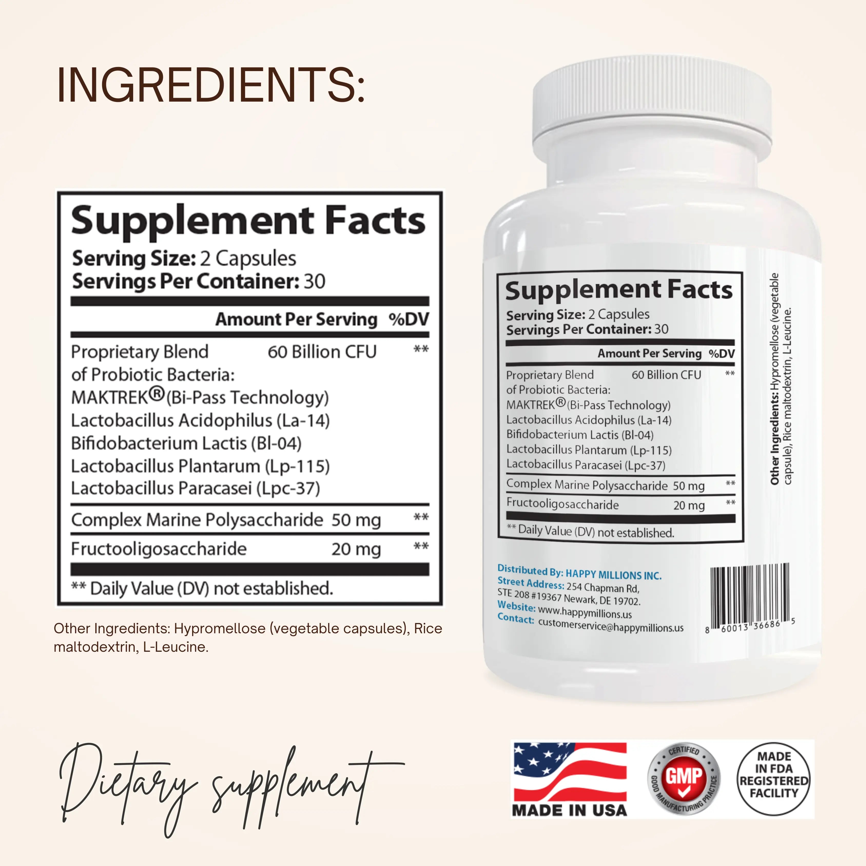 PROBIOTIC 60 BILLION CFU : GUT HEALTH SUPPLEMENT-3