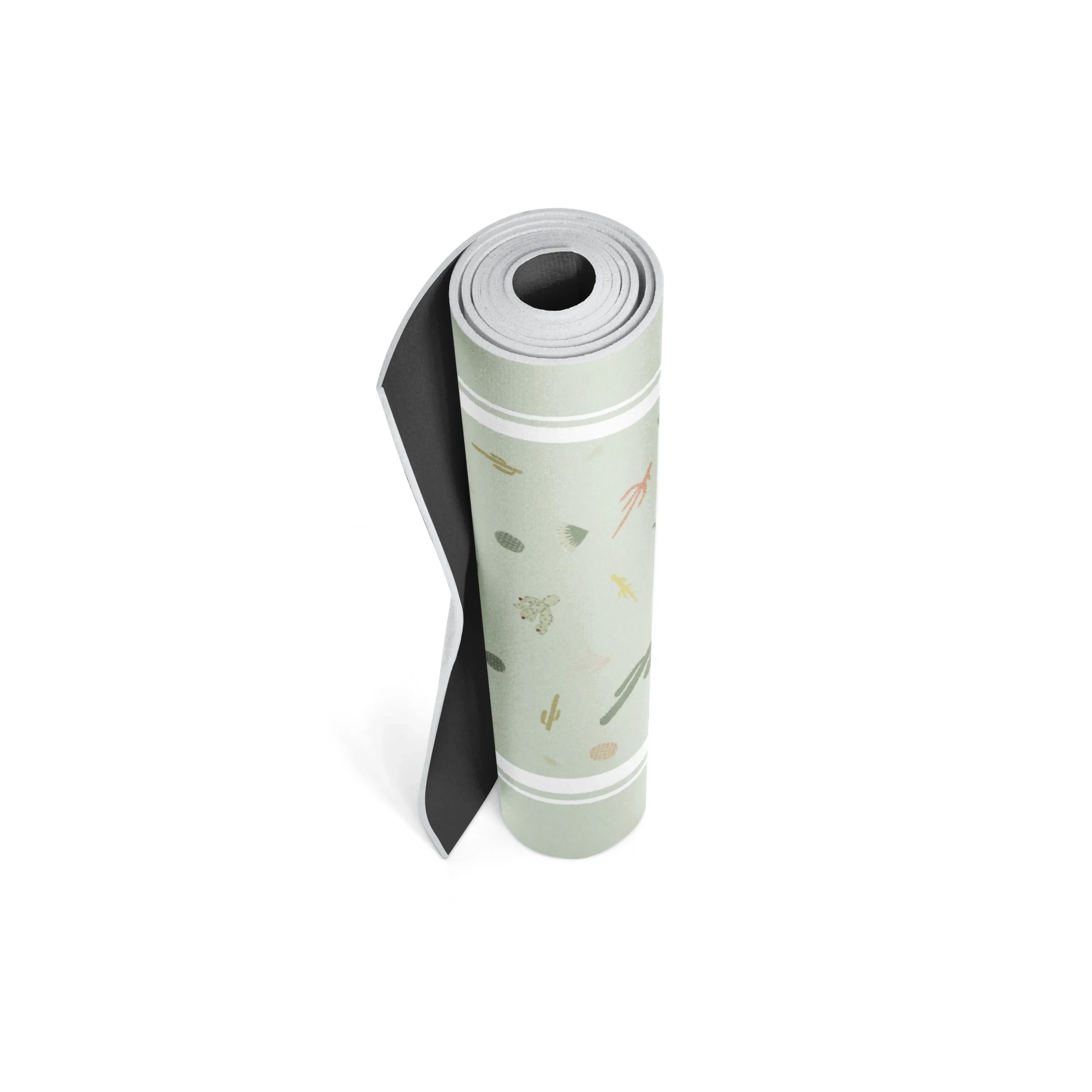 Regan Yoga Mat — Cactus Chic, Zero-Slip Grip (Desert-Soft Cushioning)-3