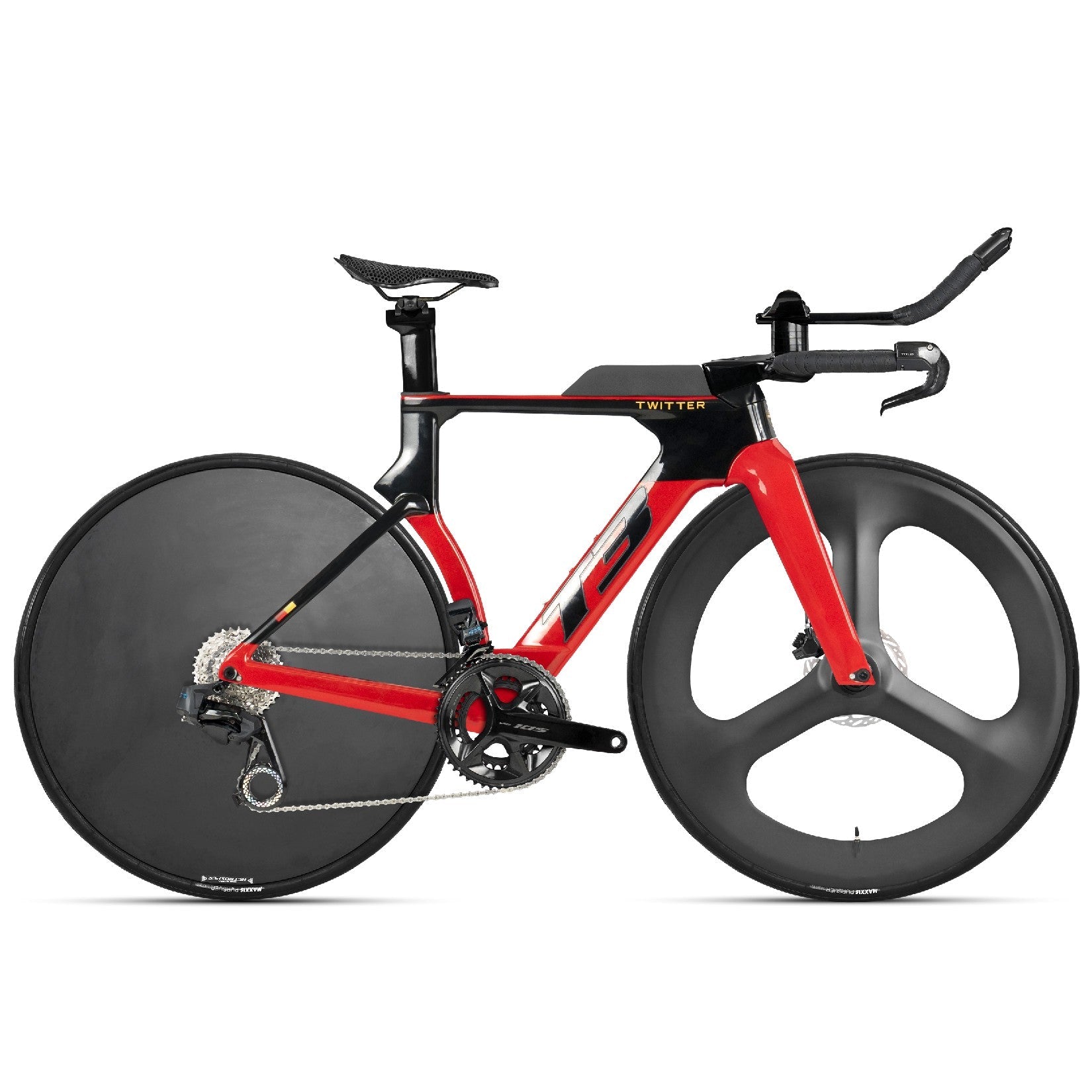 Triathlon T3 Wheeltop Wireless Electric 24S Carbon Road Bike