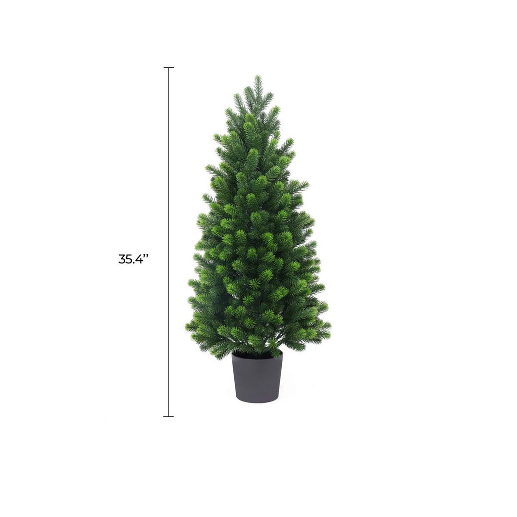 Cypress Pine Artificial Tree 35.4in – UV Resistant-1