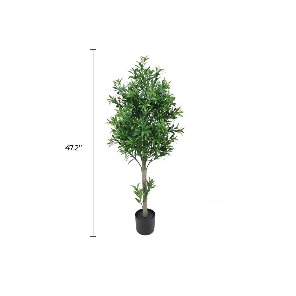 Olive Artificial Tree 47.2in – UV Resistant-1