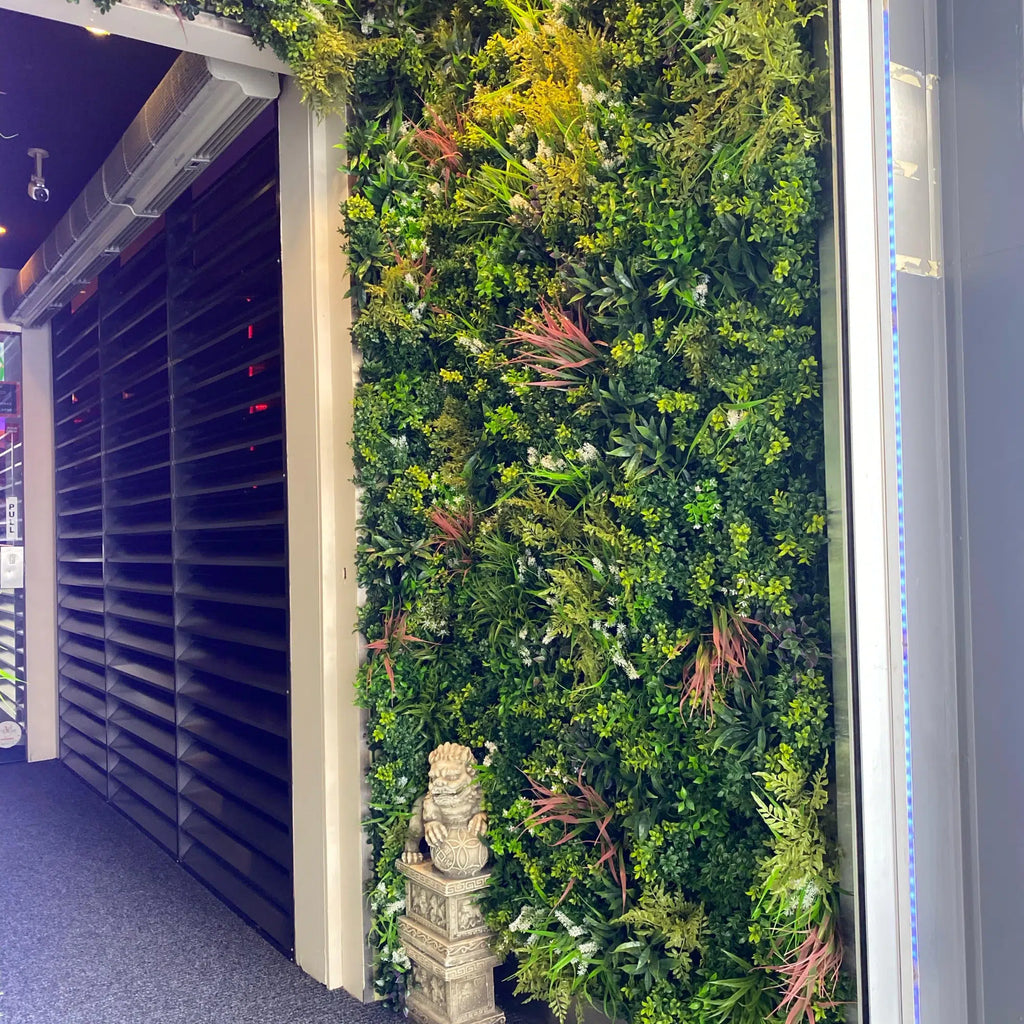 Amazon Jungle Artificial Vertical Garden Green Wall Panel 40×40in 11 SQ FT – UV Resistant – Commercial Grade-4