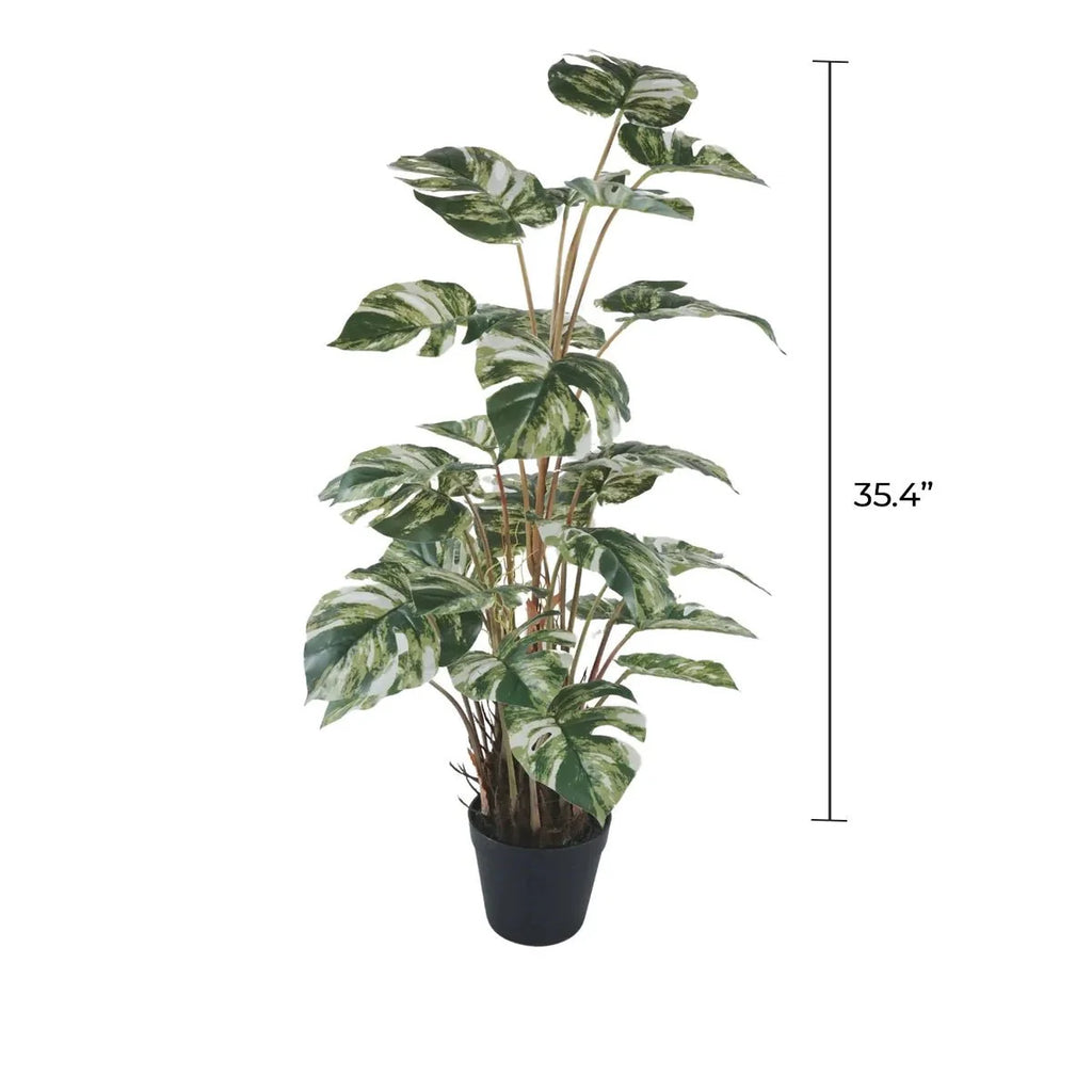 Monstera Deliciosa Artificial Tree 35.4in-1