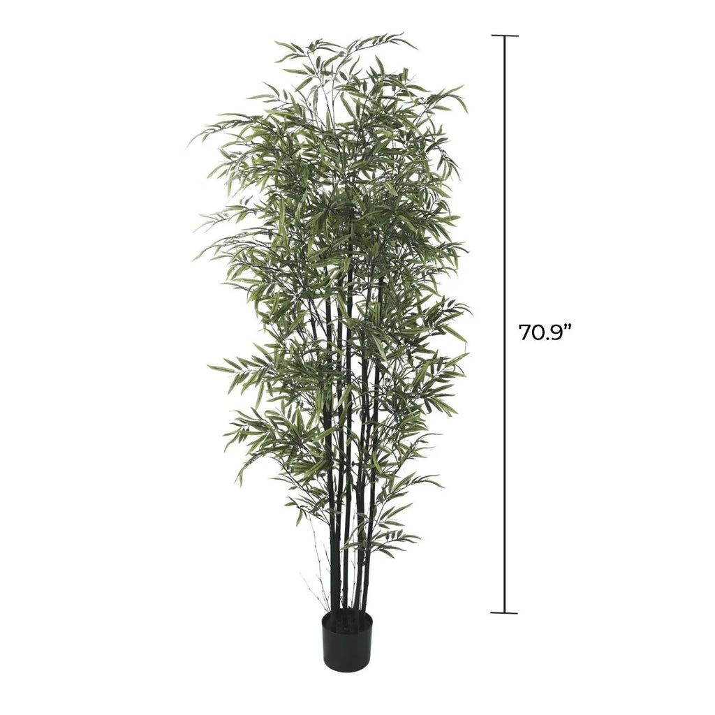 Black Bamboo Artificial Tree 70.9in-1