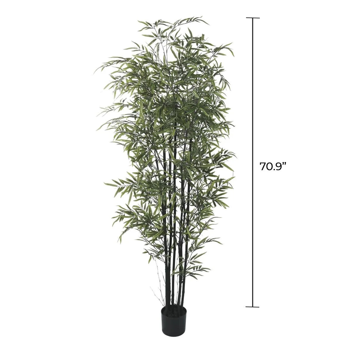 Black Bamboo Artificial Tree 70.9in-1