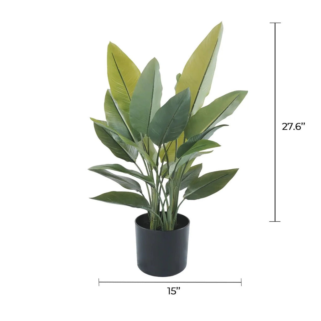 Strelitzia Bird of Paradise Artificial Tree 27.6in-1