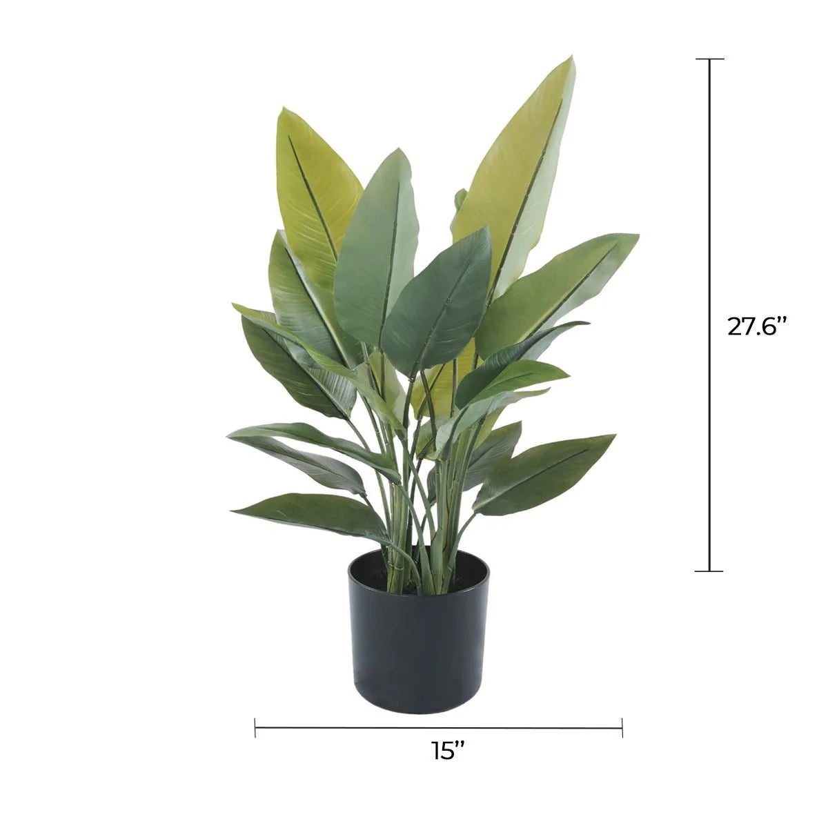 Strelitzia Bird of Paradise Artificial Tree 27.6in-1