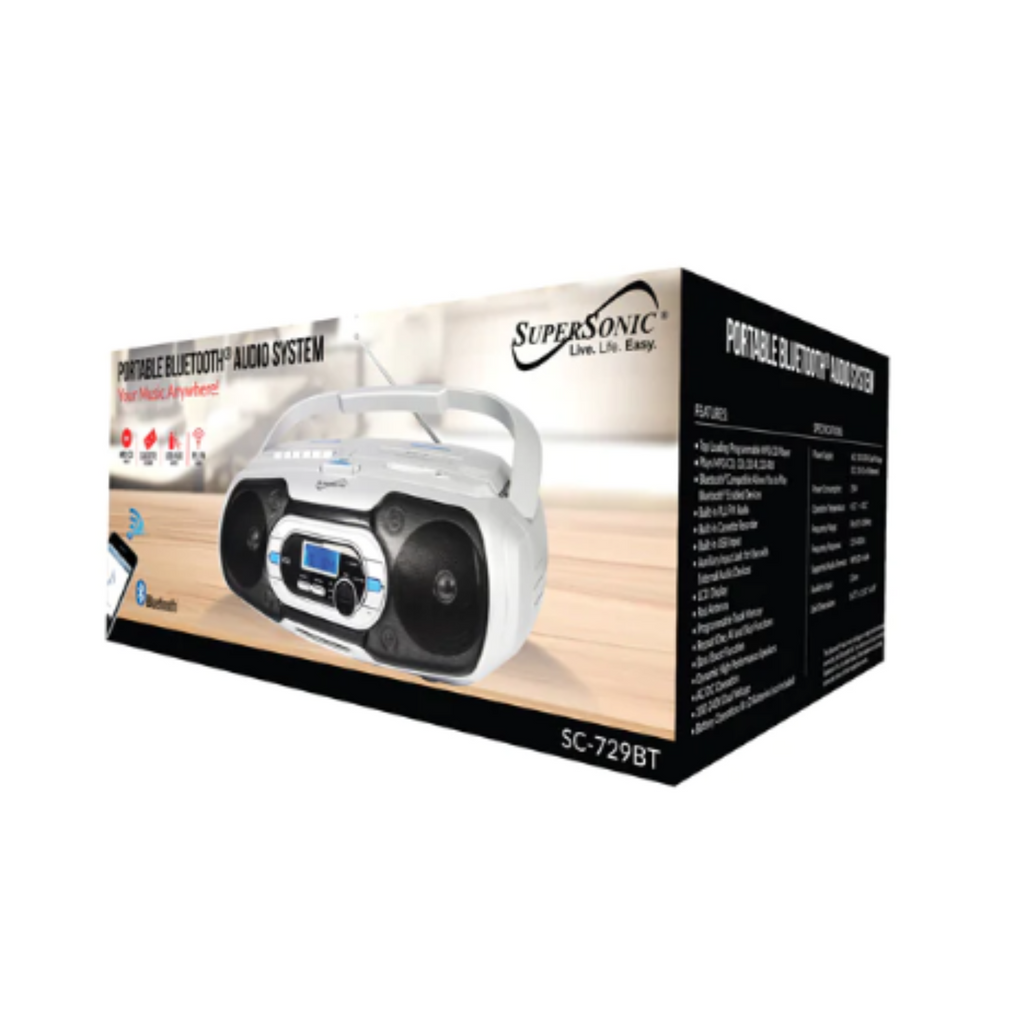 Supersonic Bluetooth Portable Audio System-1