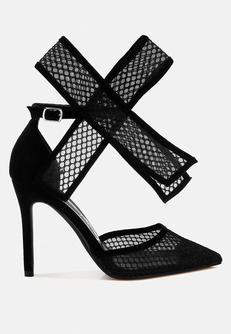 Regenta Big Bow Detail Stiletto Sandals-6