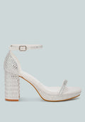 Ronan Rhinestones Embellished Block Sandals-0