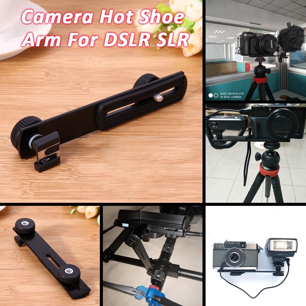 NNEIDS Black Metal Flash Bracket For Dslr Cameras