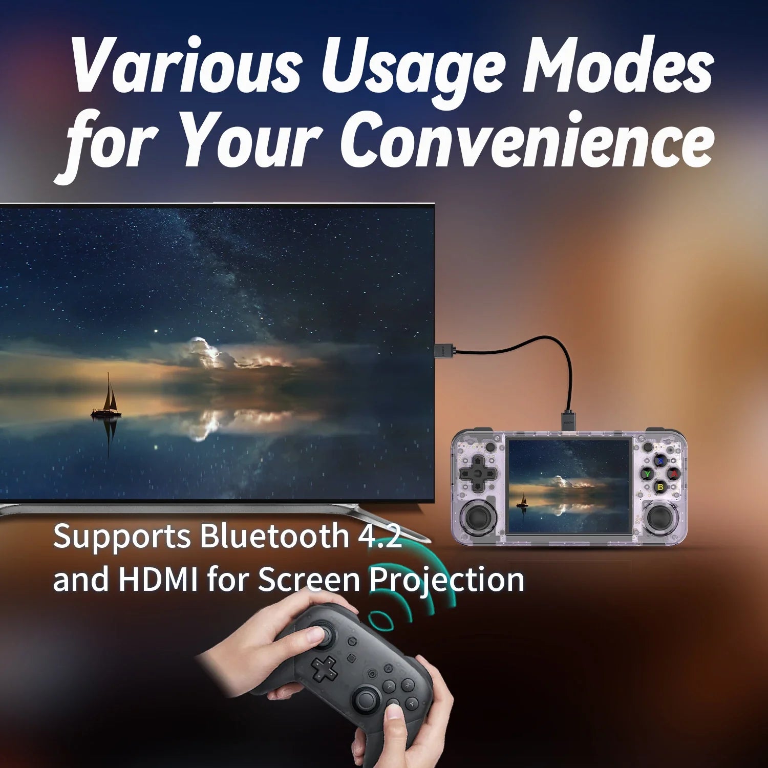 NNEOBA IPS Handheld Retro Game Console