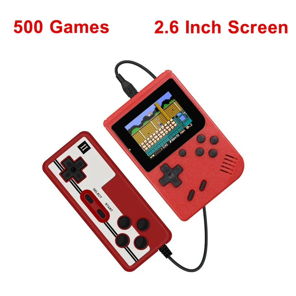 Retro Portable Mini Handheld Video Game Console with 500 Games