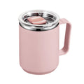 Stainless Steel Insulated Coffee Mug – 450 ml (Double-Wall Vacuum, Handle & Lid)-5