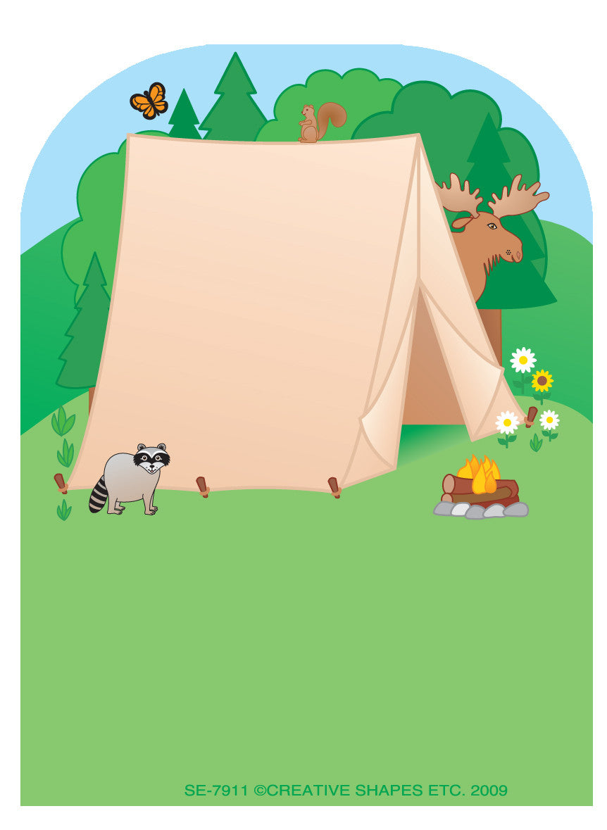 SHAPES ETC. Mini Notepad - Tent-0