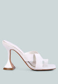 Snatched Intertwined Toe Ring Heeled Sandals-0