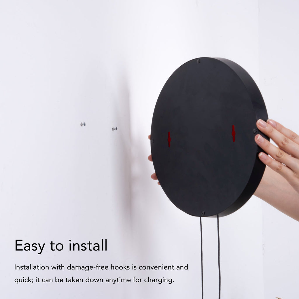 Creative Sunset Hand Pulled Night Light, Movable Sunrise to Sunset Scenery Wall Lamp, Battery Rechargeable Wall Light-4