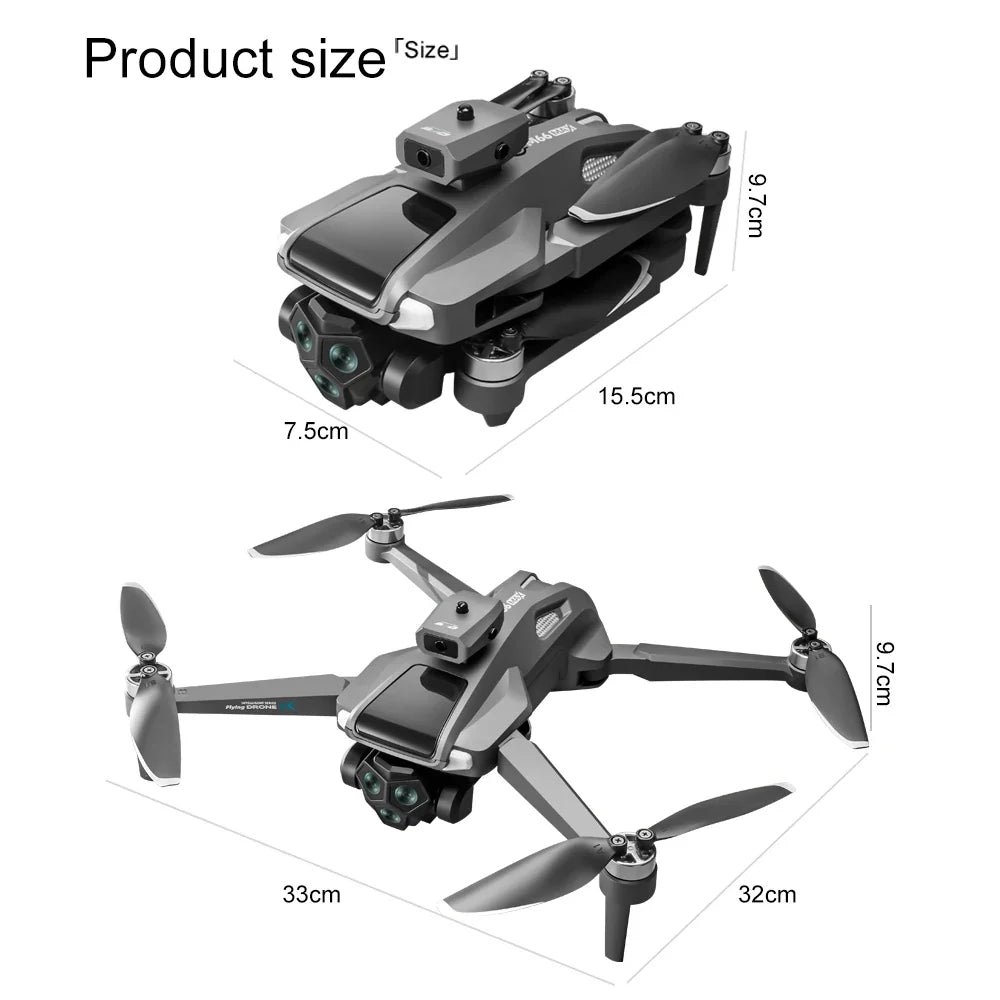 NNEOBA HD Folding RC Drone with Screen Remote