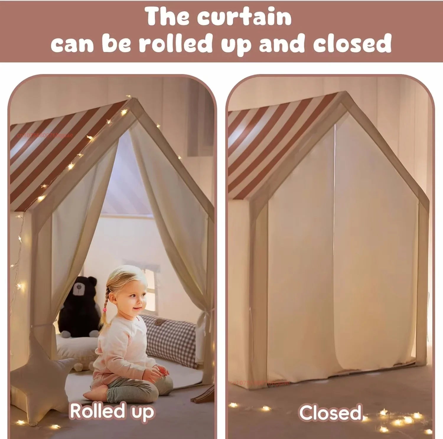 Kids Tent Indoor & Outdoor Toddler Tent Kids Playhouse Tent Play Tent  Large Kids Playhouse Tent Toys-1