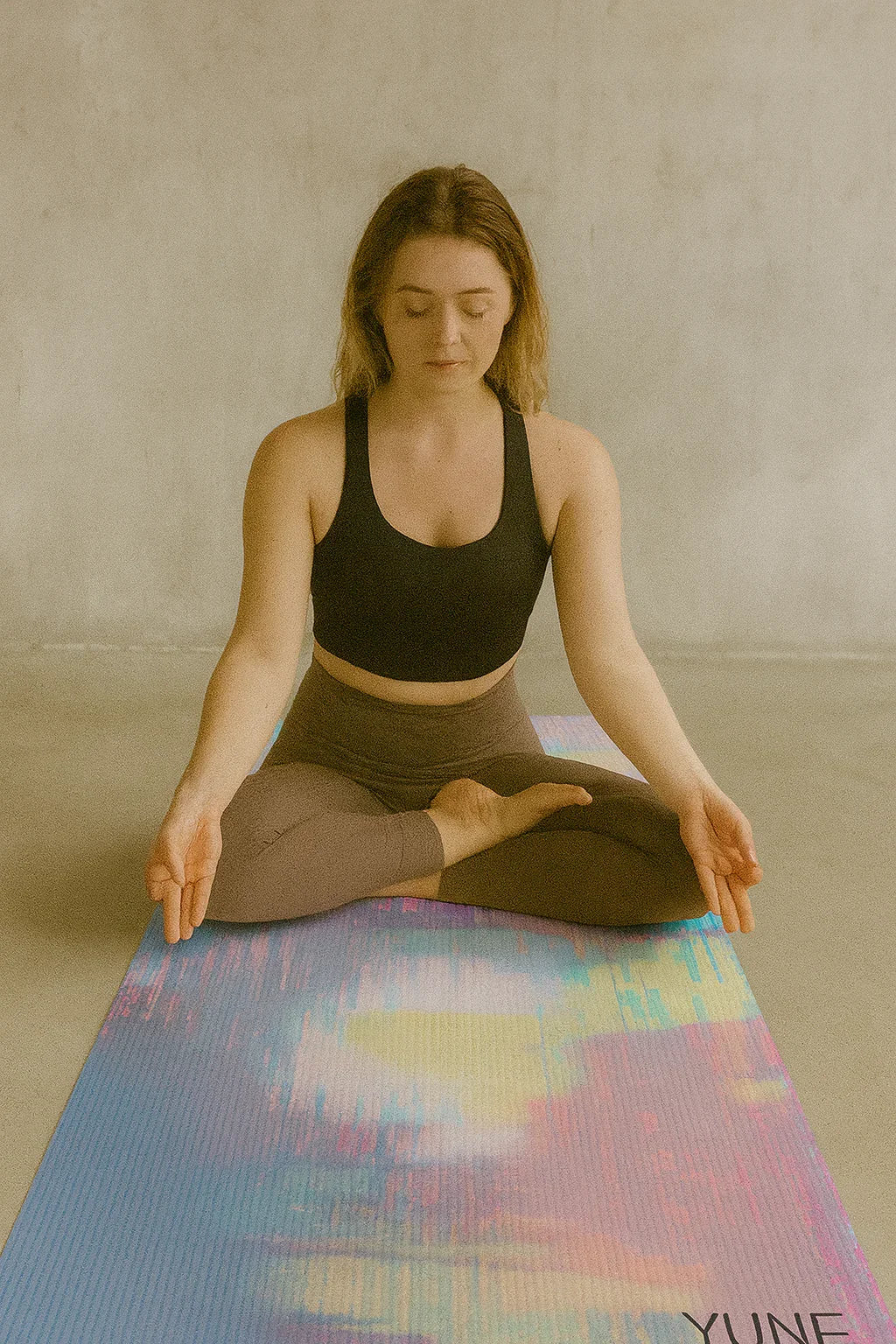 Skaro Yoga Mat — Future Vibes, Zero-Slip Grip (Cushioned Comfort)-2