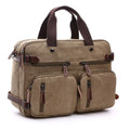 Laptop Travel Shoulder Bag Briefcase (Khaki)