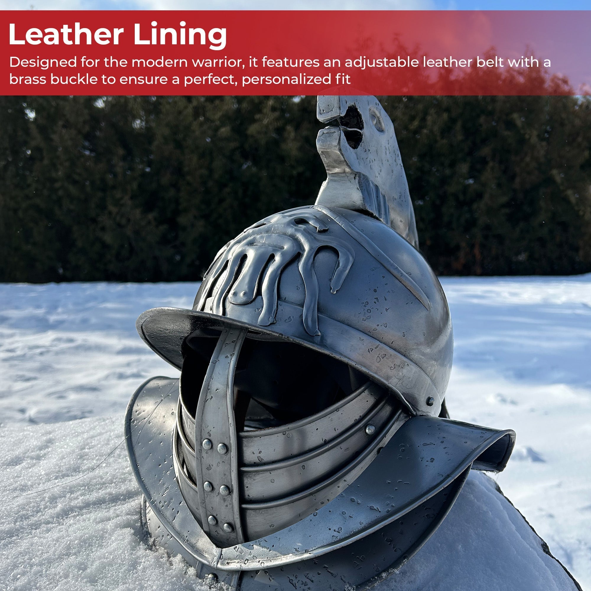 Spartacus Warrior Gladiator Battle Helmet