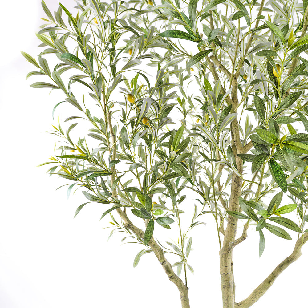 7ft Artificial Olive Tree with Planter-2