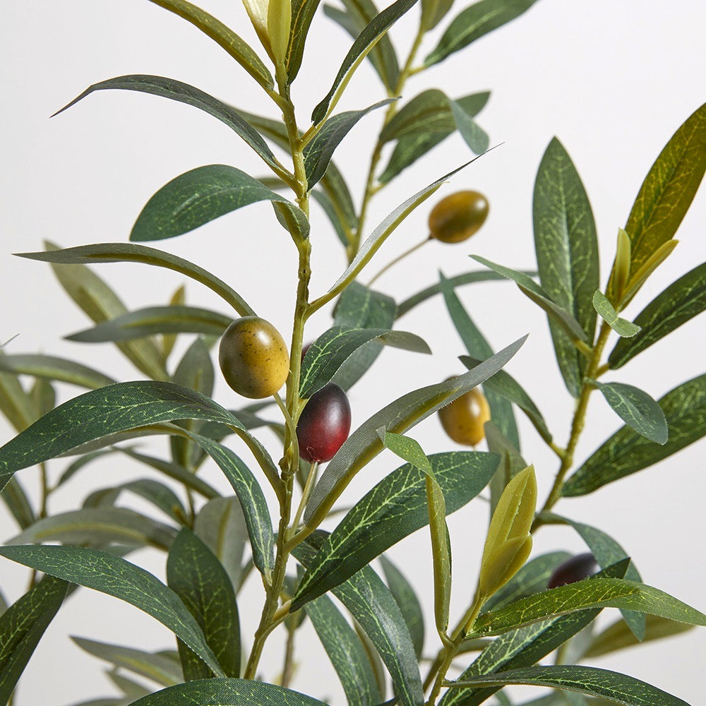 Artificial Olive Topiary Tree with Mediterranean Pot-4