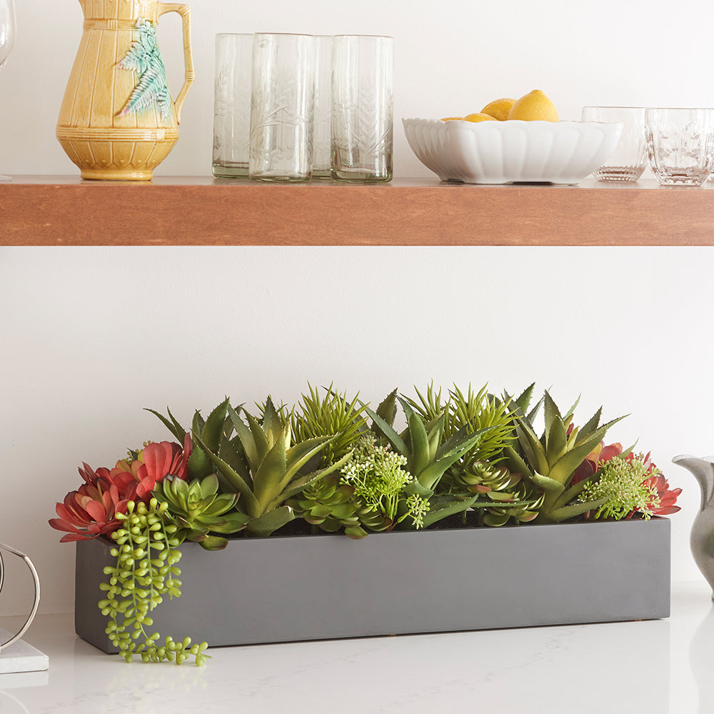 Mixed Artificial Succulent Arrangement-2
