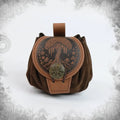 Steampunk Medieval Waist Bag PU Leather Fanny Pack Punk Belt Pouch Cosplay Utility Bag for Men-0