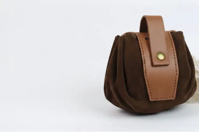 Steampunk Medieval Waist Bag PU Leather Fanny Pack Punk Belt Pouch Cosplay Utility Bag for Men-1
