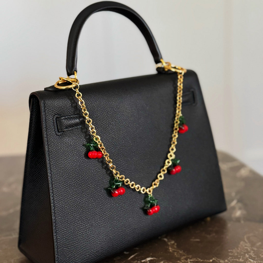 Sweet Cherry Drops Bag Charm-2