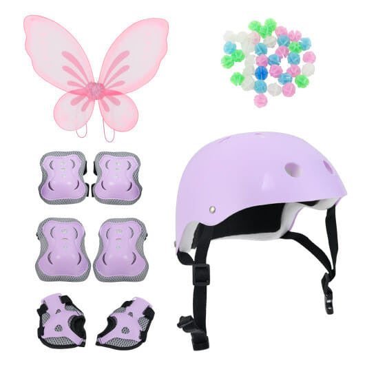 14 Inch Kids Bike Red with Pink Helmet Protective Set