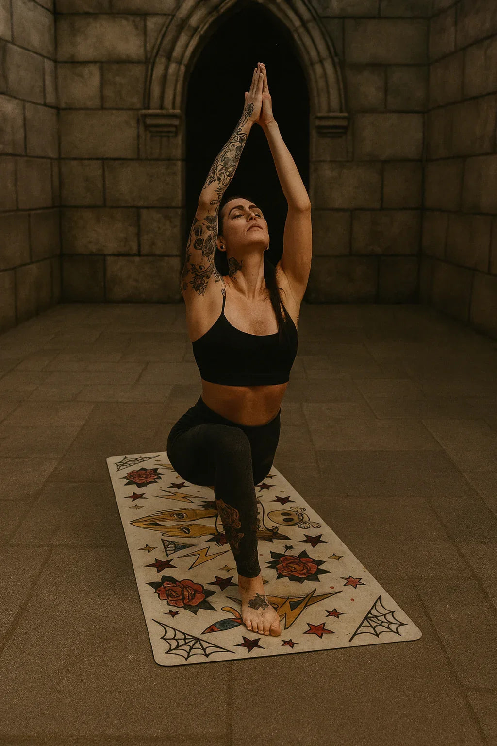 Ink & Om — Tattoo Omens Non-Slip Yoga Mat (3mm)-1