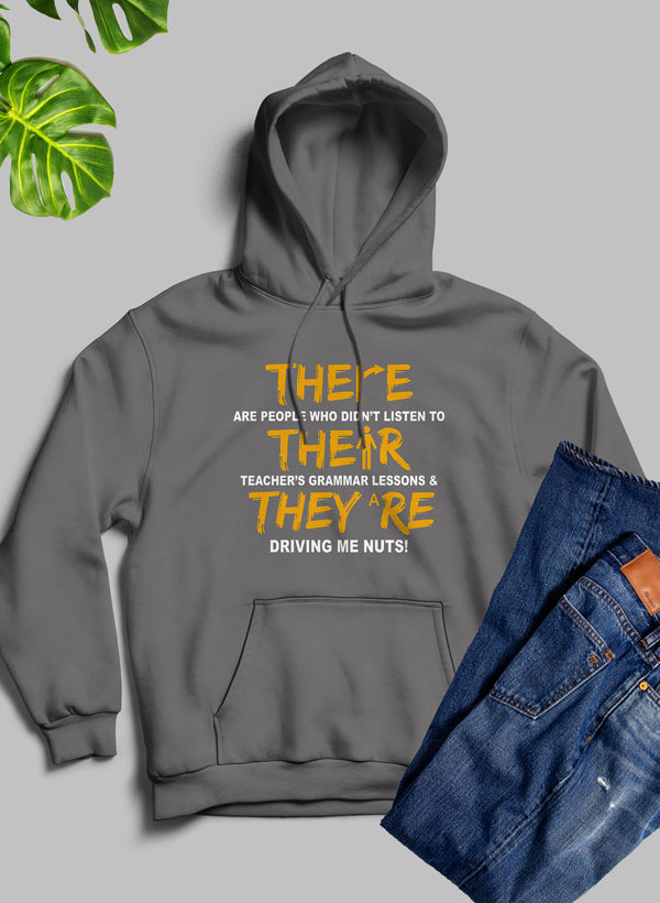 There Their & They're Hoodie-0