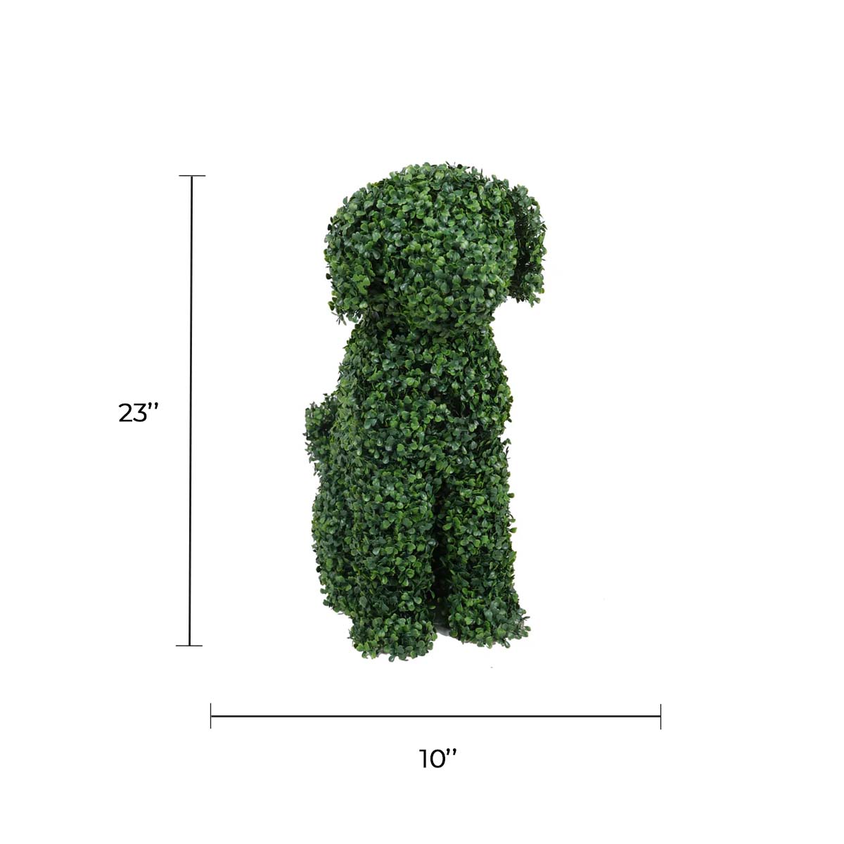 Boxwood Dog Artificial Topiary – Indoor and Outdoor-1